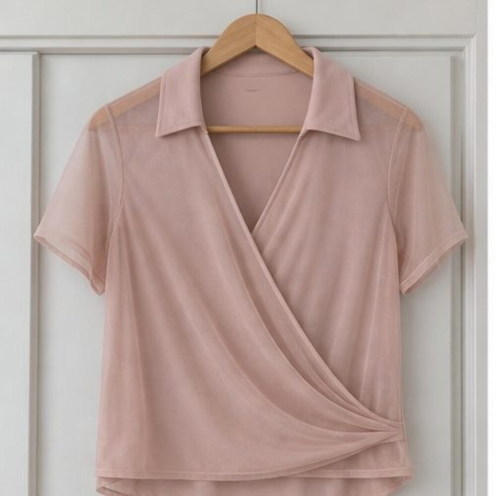 Blush Ruffle Blouse